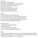 Telecamera di retromarcia posteriore Park Assist per Ford Focus 2015-2018 F1ET-19G490-AC-17