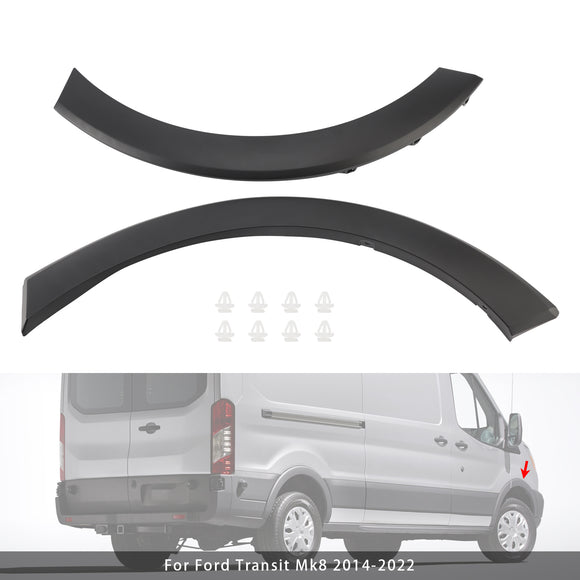 2 Stuks Voorwielkast Sierlijst Rechts & Links Voor Ford Transit Mk8 1885950