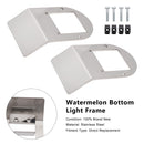 2PCS Watermelon Under Glow Frame Bracket Universal Clamp Style Mount For Truck-5