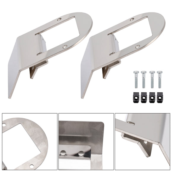 2PCS Watermelon Under Glow Frame Bracket Universal Clamp Style Mount For Truck