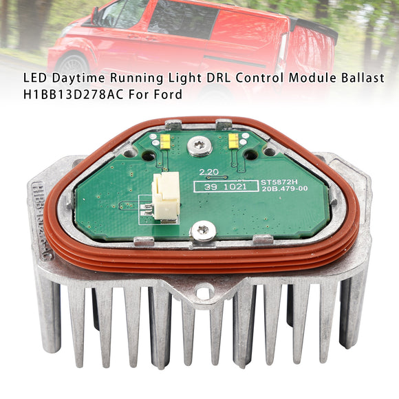 LED-päiväajovalon DRL-ohjausmoduulin liitäntälaite H1BB13D278AC Ford Fiesta, Focus, Transit Custom pakettiautolle