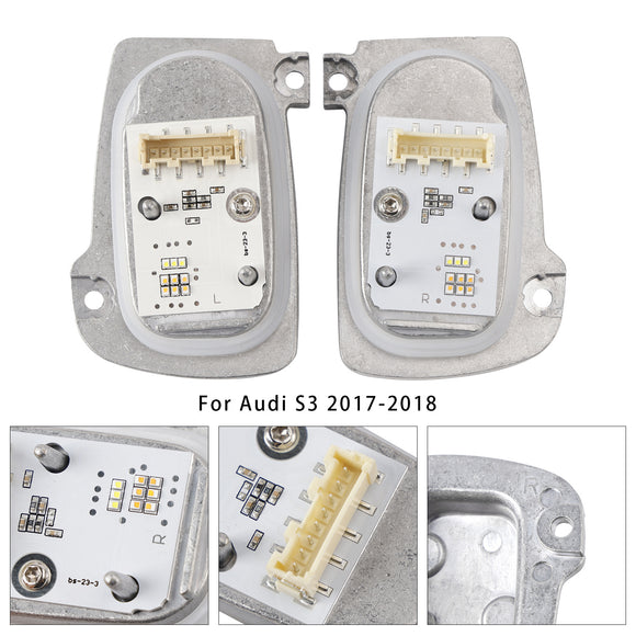 2 Stuks Led Koplamp Drl Lichtbron Controle-eenheid 8V0998473A 8V0998474A Voor Audi