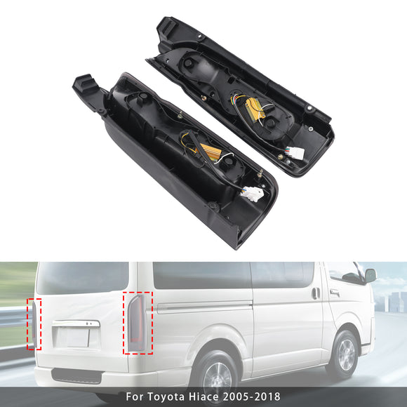 Left+Right LED Tail Light Assembly For Toyota Hiace 2005-2018