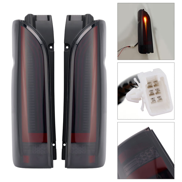 Left+Right LED Tail Light Assembly For Toyota Hiace 2005-2018