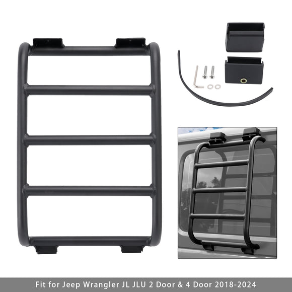 Heckscheibenleiter für Jeep Wrangler JL JLU Gepäckleiterträger 2018–2024