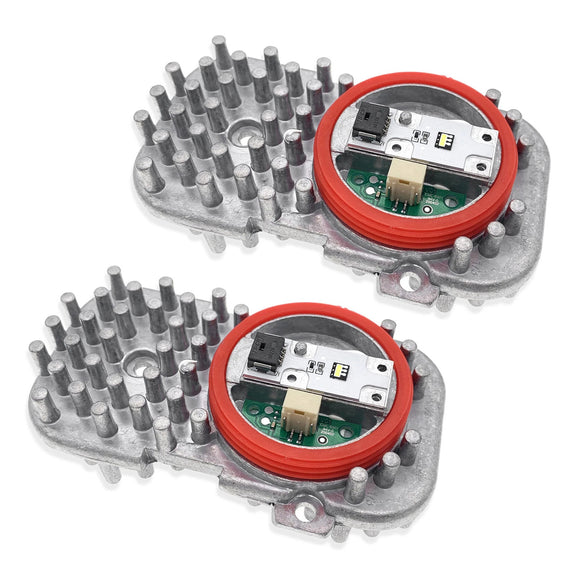 Module de Diode d'insertion de lumière LED de phare, 2 pièces, pour BMW 428i 435i 2014 – 2016