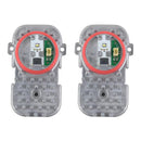 Module de Diode d'insertion de lumière LED de phare, 2 pièces, pour BMW 428i 435i 2014 – 2016-15