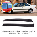 Vasen&ROven koristelista, pilarin kehyssarja SLJ-1173A-BK Honda Civic 1992-1995-2