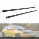 2 Stück L&R Zierleiste für Seitenfenster 72410-SR3-003 72450-SR3-003 für Honda Civic EG6 EG4 3D 1992-1995-4