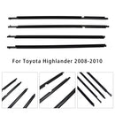 4 kpl Weatherstrip Ikkunan Muotoilu Trimmun tiivistehihna Toyota Highlander 2008-2010-6