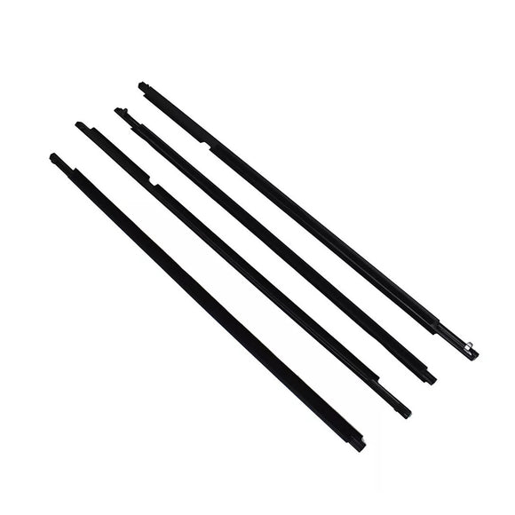 4 kpl Weatherstrip Ikkunan Muotoilu Trimmun tiivistehihna Toyota Highlander 2008-2010