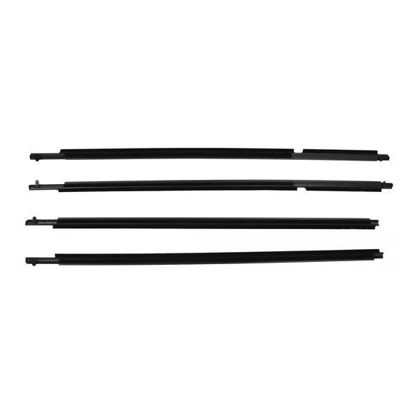 4 kpl Weatherstrip Ikkunan Muotoilu Trimmun tiivistehihna Toyota Highlander 2008-2010