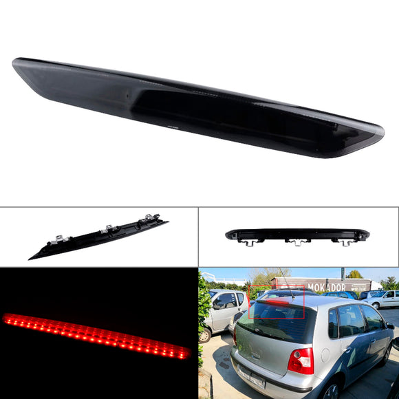 Black Rear High Level Third Brake Light Stop Lamp For VW Polo MK4 9N 2002-2009