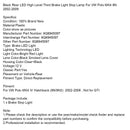 Black Rear High Level Third Brake Light Stop Lamp For VW Polo MK4 9N 2002-2009-13