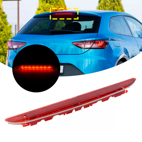 Rode lens hoog niveau rem LED-licht achter 3e stop voor Seat Leon 5F 2011-2016