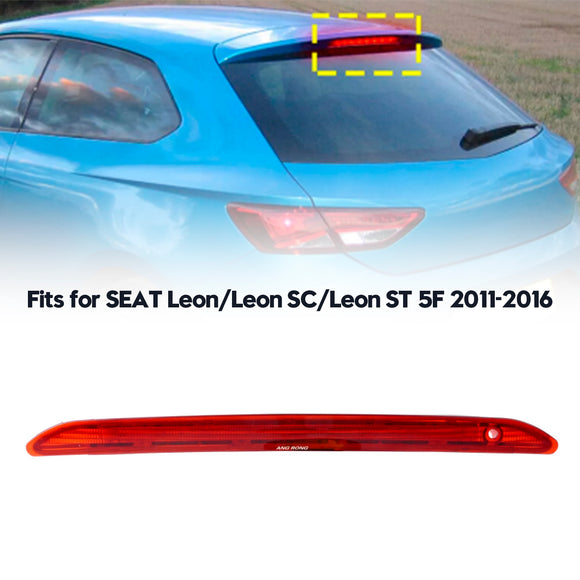 Rode lens hoog niveau rem LED-licht achter 3e stop voor Seat Leon 5F 2011-2016