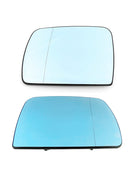 Azul calefactado a la izquierda&RCristal de espejo retrovisor lateral derecho para el conductor para BMW X5 E53 1998-2006-2