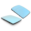 Azul calefactado a la izquierda&RCristal de espejo retrovisor lateral derecho para el conductor para BMW X5 E53 1998-2006-4