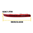 Left Rear Bumper Reflector Tail Light Lamp Red Lens For Audi Q7 2007-2015-7