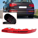 Right Rear Bumper Reflector Tail Light Lamp Red Lens For Audi Q7 2007-2015-2