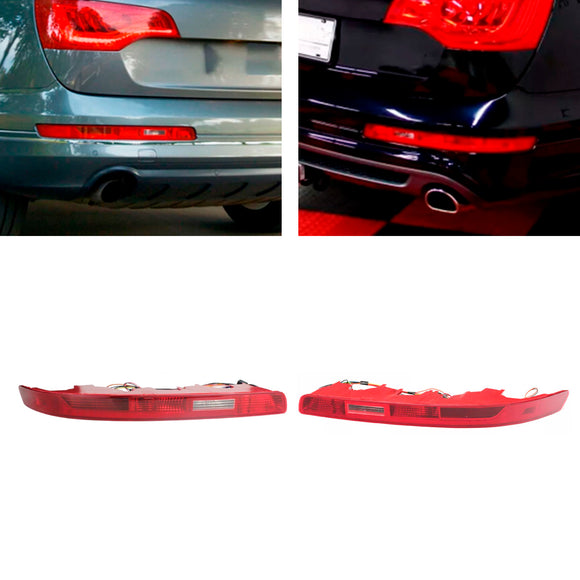 Links&RAchterlicht met reflector en rode lens voor Audi Q7 2007-2015