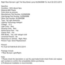Oikean takapuskurin valon takajarruvalo 8UD945096 malleihin Audi Q3 2012-2015-16