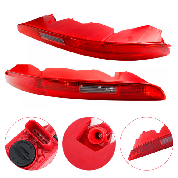 Left&Right Rear Bumper Light Tail Stop Brake Lamp For Audi Q3 2012-2015