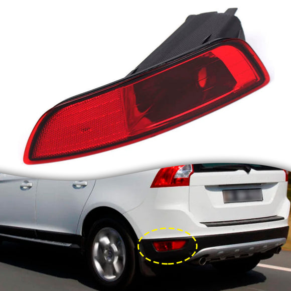 Reflector de lámpara de luz antiniebla del parachoques trasero izquierdo 30763322 para Volvo XC60 2008-2013
