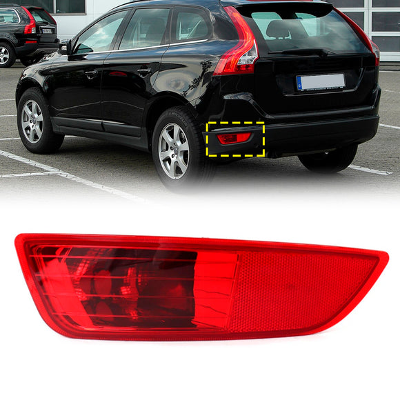 Reflector de lámpara de luz antiniebla del parachoques trasero izquierdo 30763322 para Volvo XC60 2008-2013