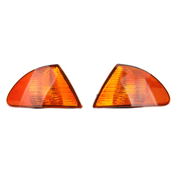 Pair Amber Corner Side Light For BMW 3 Series E46 98-01 Sedan 63136902766 - 0