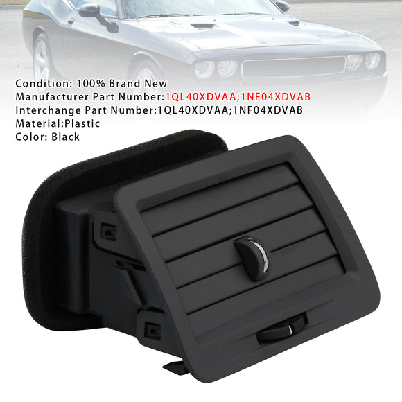 Rechterzijde Airconditioning A/C Warmte-ontluchter voor Dodge Challenger 1QL40XDVAA
