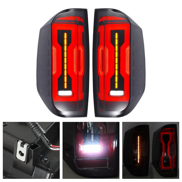 Left+Right LED Tail Light Assembly For Toyota Tundra 2014-2020