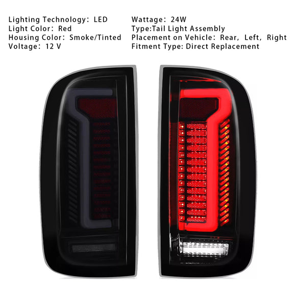 Vasen + oikea LED-takavalokokoonpano Chevy Colorado GMC Canyonille 2015-2022