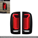 Vasen + oikea LED-takavalokokoonpano Chevy Colorado GMC Canyonille 2015-2022-5