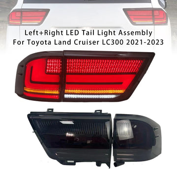 Left+Right LED Tail Light Assembly For Toyota Land Cruiser LC300 2021-2023 - 0