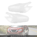 Cubierta de lente transparente para faro delantero izquierdo + derecho para Nissan Murano 2015-2018-1
