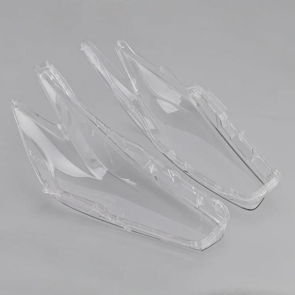 Cubierta de lente transparente para faro delantero izquierdo + derecho para Nissan Murano 2015-2018
