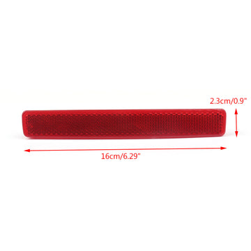 Rear Left + Right Bumper Red Reflector For VW Transporter Multivan T5 2003-2010 - 0