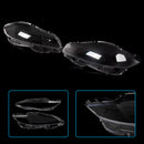 Par de cubierta de lente de faro delantero transparente para Jaguar XJ XJL 2010-2019-5