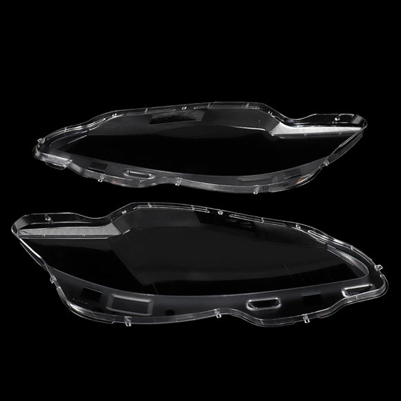 Par de cubierta de lente de faro delantero transparente para Jaguar XJ XJL 2010-2019