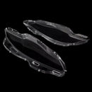 Par de cubierta de lente de faro delantero transparente para Jaguar XJ XJL 2010-2019-12