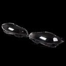 Par de cubierta de lente de faro delantero transparente para Jaguar XJ XJL 2010-2019-14