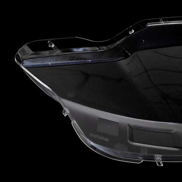 Par de cubierta de lente de faro delantero transparente para Jaguar XJ XJL 2010-2019