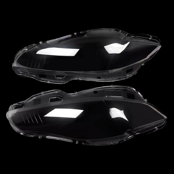 Par de cubierta de lente de faro delantero transparente para Jaguar XJ XJL 2010-2019