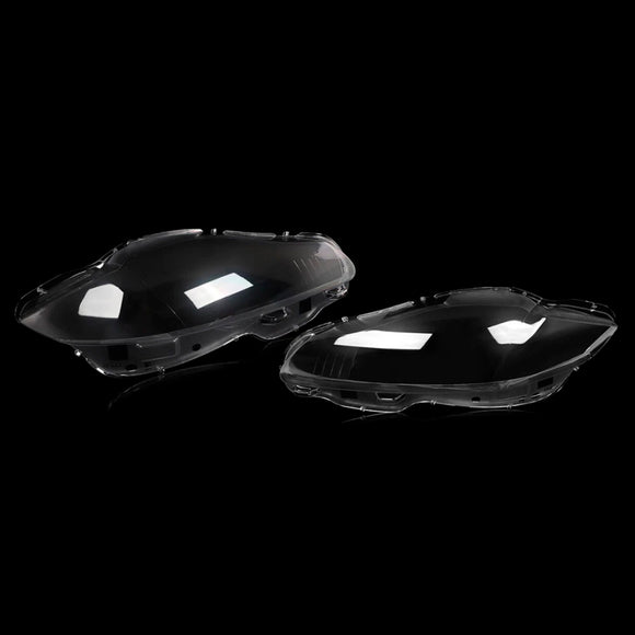 Par de cubierta de lente de faro delantero transparente para Jaguar XJ XJL 2010-2019