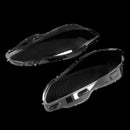 Par de cubierta de lente de faro delantero transparente para Jaguar XJ XJL 2010-2019-20