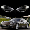 2 Stück Frontscheinwerfer-Scheinwerfer-Objektiv-Abdeckungsschale klar für Porsche Panamera 2017–2020-1