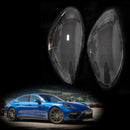2 Stück Frontscheinwerfer-Scheinwerfer-Objektiv-Abdeckungsschale klar für Porsche Panamera 2017–2020-3