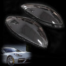 2 Stück Frontscheinwerfer-Scheinwerfer-Objektiv-Abdeckungsschale klar für Porsche Panamera 2017–2020-4