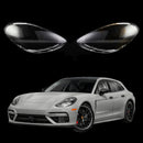 2 Stück Frontscheinwerfer-Scheinwerfer-Objektiv-Abdeckungsschale klar für Porsche Panamera 2017–2020-6